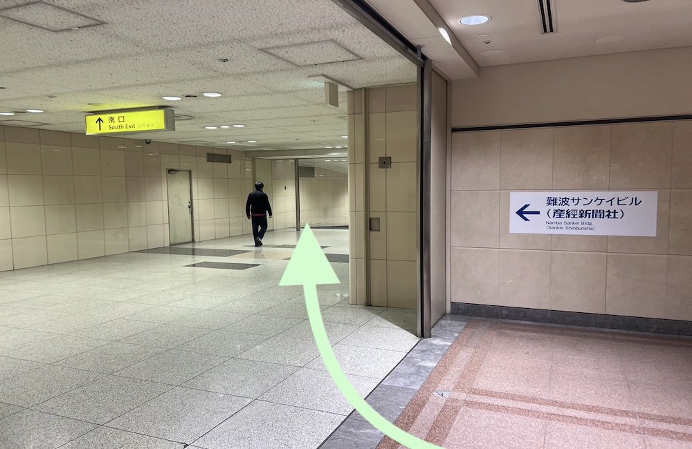JRなんば駅からエディオンアリーナ大阪へのアクセス画像6