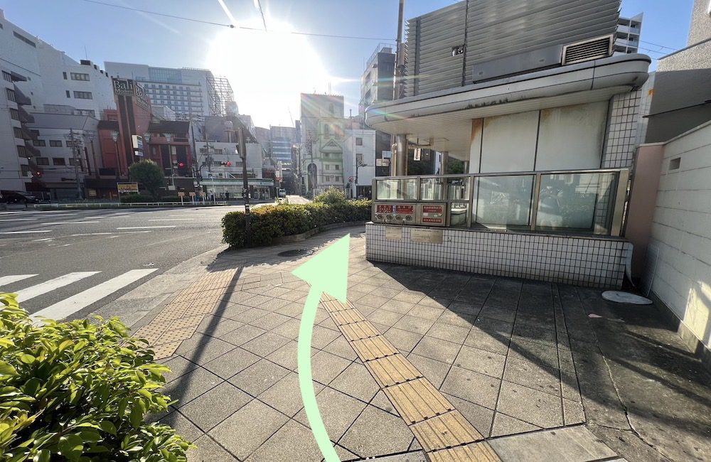JRなんば駅からエディオンアリーナ大阪へのアクセス画像14