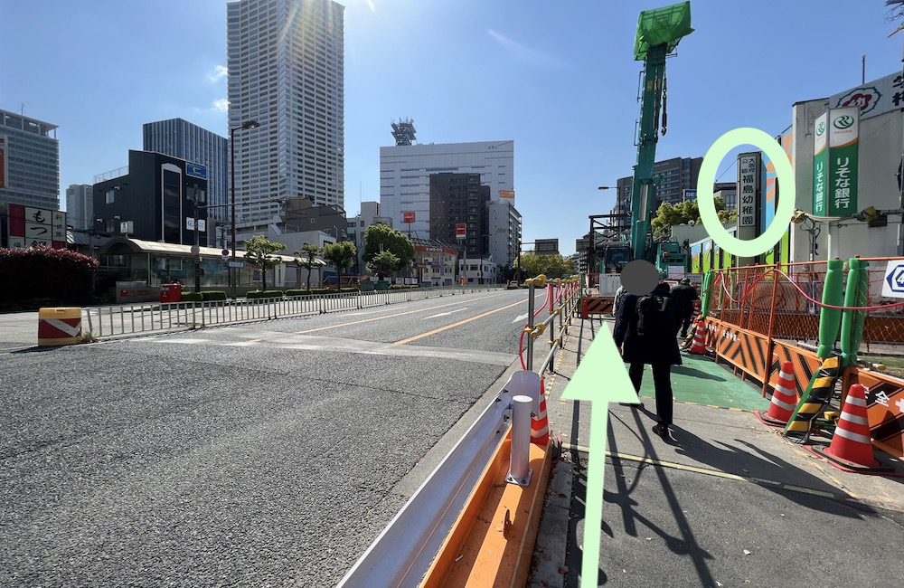 JR大阪環状線福島駅から大阪国際会議場(グランキューブ大阪)へのアクセス画像3