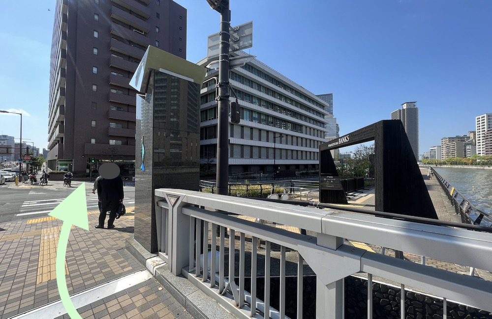 JR大阪環状線福島駅から大阪国際会議場(グランキューブ大阪)へのアクセス画像5