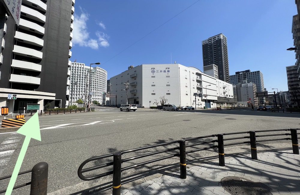 大阪メトロ阿波座駅から大阪国際会議場(グランキューブ大阪)へのアクセス画像7