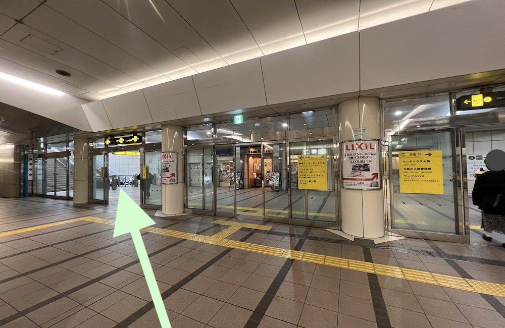 大阪メトロ中央線コスモスクエア駅からインテックス大阪へのアクセス画像2
