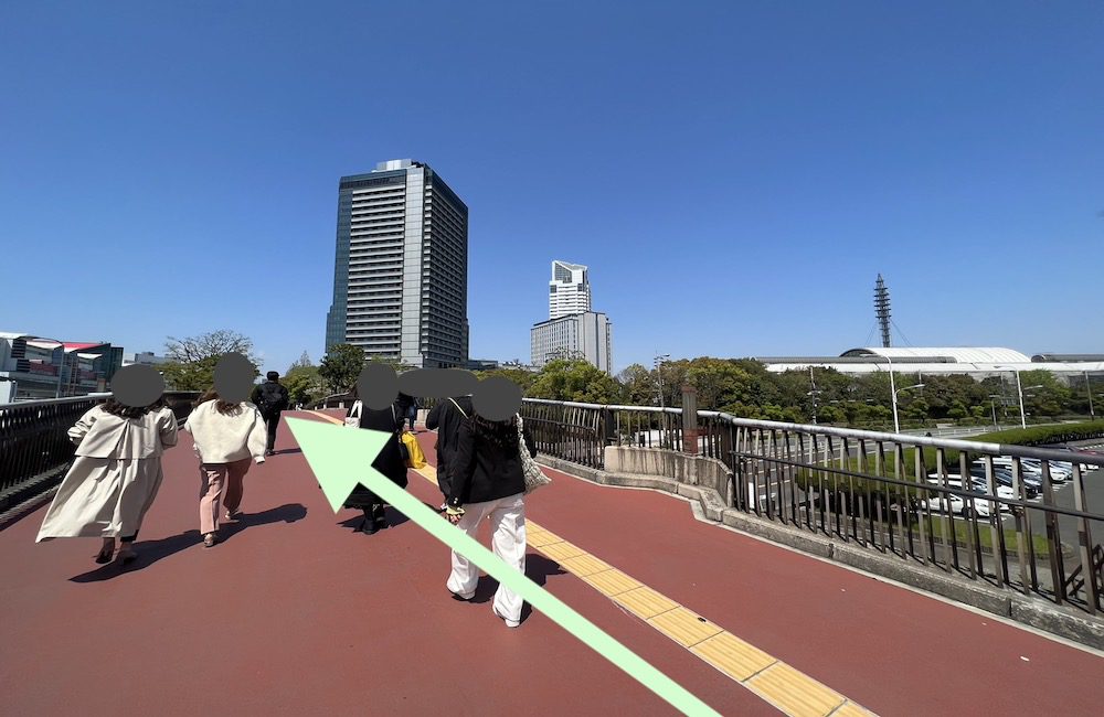 大阪メトロ南港ポートタウン線中ふ頭駅からインテックス大阪へのアクセス画像5