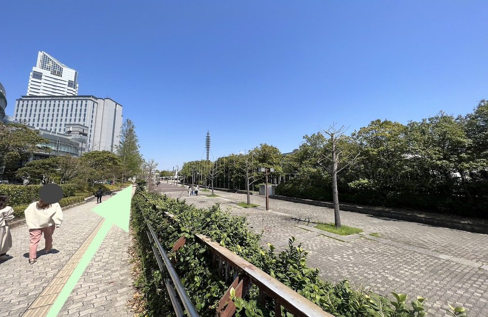 大阪メトロ南港ポートタウン線中ふ頭駅からインテックス大阪へのアクセス画像7