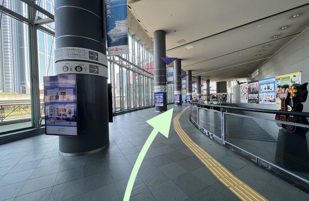 大阪メトロ南港ポートタウン線トレードセンター駅からインテックス大阪へのアクセス画像4