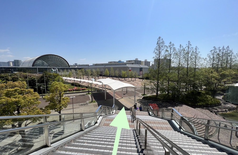 大阪メトロ南港ポートタウン線トレードセンター駅からインテックス大阪へのアクセス画像20